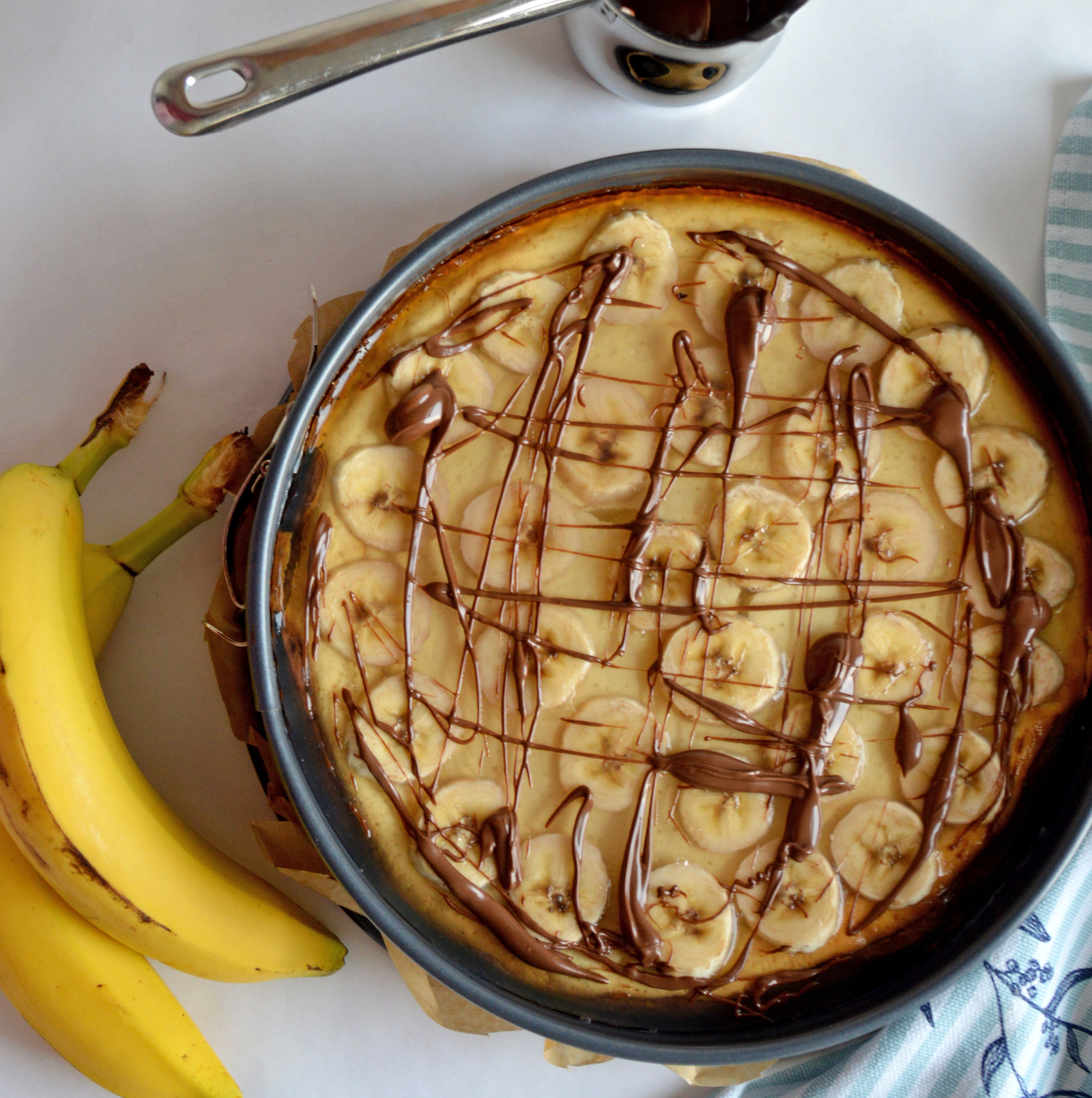Bananenkäsekuchen